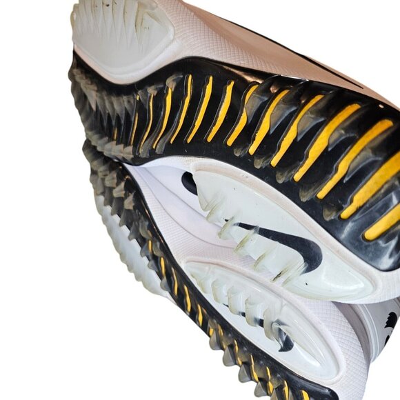 Nike Lunar‎ Control Vapor 2 Spikeless Golf Shoes Iowa Hawkeyes White Mens 9.5